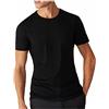 Liabel Maglietta Intima Uomo Lana Seta Offerta 2 e 3 Pezzi, Girocollo, Maglia Intima Uomo Termica (2 Pezzi Nero, 8)