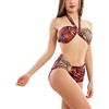 Toocool Bikini Donna Due Pezzi Vita Alta Costume da Bagno Mare W1298-AN [Taglia Unica,Leopardato]