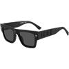 Dsquared2 ICON 0021/S 003/IR MATT BLACK Sunglasses Unisex Adult Standard, Standard, 52
