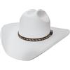 Yellowstone Frontier Cappello da Cowboy e Cowgirl, Bianco, Small-Medium