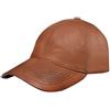 Infinity Leather Berretto da Baseball Normale con Snapback Regolabile da Golf in Vera Bianca Pelle da Uomo e da Donna