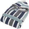 Fazzini Accappatoio con cappuccio Gradazioni, (Taglia XL) (Blu Surf)