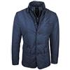Evoga Elegante Giubbotto Piumino Uomo Sartoriale Slim Fit con Gilet Interno (3XL, #C3 Blu)
