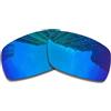 Wetnenss Lenti di ricambio per Oakley Crankshaft OO9239, polarizzate, spessore 1,5 mm, resistenti agli oli (rosso scuro) (K oro), Blu, 61*38mm