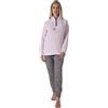 Karelpiù Pigiama Pile Donna Invernale, Pile Coral Fleece Morbido e Caldo, Taglie S M L XL XXL (IT, Testo, XL, Regular, Regular, Beige Gattino 230)