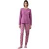 Noidinotte; more than pyjamas Noidinotte - Pigiama Donna Caldo Cotone Articolo Flory - L Rosa