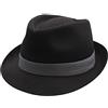 Classic Italy - Cappello Trilby Classic Trilby - Size 54 cm - Marine