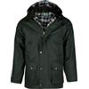 Romney's Romneys Giacca invernale inglese in cera cerata Country - Giacca per donna e uomo | Imbottitura calda, antivento e impermeabile | Robusta giacca da esterno e da pioggia con cappuccio, marrone, 3XL