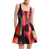 Desigual Abito a Maniche Lunghe della Collezione Donna, Nero, L