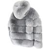 MaNMaNing Cappotto In Pelliccia Sintetica Donna Giacca Da Donna In Finta Pelliccia Di Visone Invernale Con Cappuccio Giacca In Pelliccia Sintetica Calda E Spessa Termico Parka Cappotti Giacche Piumino