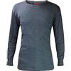 HEAT HOLDERS - Uomo Invernale Maglietta Termica Maniche Lunghe in Pile (Large (41-43 Chest), Charcoal)