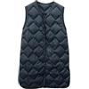 Peuignao Gilet Piumino Donna Leggero Lungo Gilet Imbottito Donna Invernale Gilet Trapuntato Donna Giubbotto Giacchetto Smanicato Donna Giacche Piumini senza Maniche Ultralight Gilet Imbottiti Donna Beige L