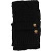 Generico Set Sciarpa e Cappello Adulto Compatibile con Roma Nero Unica
