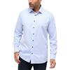 ETERNA Uomo fine Stripe Twill Shirt Modern Fit 1/1 Blue 48_H_1/1