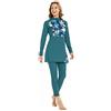 TaissBocco Costumi da Bagno Musulmani Taglie Forti per Donna Costume da Bagno Islamico a Maniche Lunghe(M, T1)