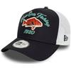 New Era A-Frame Mesh Trucker Cap - Fishing 1920 Navy, blu navy, Taglia unica