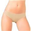 JADEA Offerta 6-12 Slip Donna Taglio Laser in Cotone Art. 8000 Slip Donna Senza Cuciture (6 Pezzi Cipria, 3)