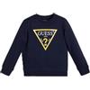 Guess LS Fleece_Core Felpe Manica Lunga Blu Smart Blue 6