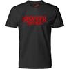 Fashion UK Stranger Things Hellfire Club Shirt - Maglietta Con Stampa Personalizzata Logo - Gadget Stranger Things - T-shirt Uomo Donna - Abbigliamento Adulti Ragazzi (IT, Testo, M, Regular, Regular, Nero)