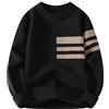 Generico Maglione Cappotto Uomo Autunno Inverno Giovanile Studentesco Comodo Base Moderno Tessuto Morbido Casual Elegante (BK1, XXXL)