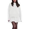 Vhersily Completo Da Donna Alla Moda In Due Pezzi Con Maglione Girocollo Top Gonna Set Maglione Vestito in Maglia Elegante con Tasche Midi Vestiti da Cocktail Vintage Ufficio per Matrimoni, Cerimonia
