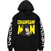 LKY STAR Anime Merch Unisex Sweatshirt Pochita Denji Cosplay Hoody per Uomo Donna Felpe con Cappuccio XXS-4XL