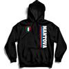 Generico Felpa Uomo Tifosi Ultras Mantova Vari Colori Taglie dalla S alla XXL - Felpa con Cappuccio e Tasca Centrale (XL, Nero)