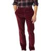Generisch Pantaloni in velluto a coste da uomo, lunghi, casual, per il tempo libero, pantaloni giapponesi, vestibilità normale, pantaloni cargo da lavoro, pantaloni da trekking, Colore: rosso, XL
