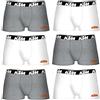 KTM 2XL-Set di 6 Boxer Bianco e Grigio Chiaro, Multicolore, XXL da Uomo, Multicolore, XXL