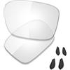 Saucer - Lenti di ricambio per occhiali da sole Oakley Si Ballistic Det Cord, (Alta difesa, trasparente ad alta definizione.), Taglia unica