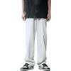 RUMAOZIA Jeans da Uomo Baggy Hip Hop Vintage Y2K Straight Leg Streetwear Relaxed Fit Pantaloni Casual Denim Con Gamba Larga, Azzurro, XL