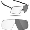 Fiskr Lenti polarizzate di ricambio compatibili con occhiali da sole Oakley Sutro TI OO6013, resistenti agli urti e vestibilità perfetta, fotocromatiche da trasparente a grigio