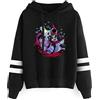 LKY STAR Hazbin Hotel Hoodie Cosplay Sweatshirt con Maniche Lunghe Casual Felpa con Cappuccio per Uomo Donna XXS-4XL