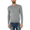 Armani Jeans - Pullover Uomo Collo a v 8n6m92 6m12z l Grigio Chiaro