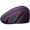 Kangol Coppola Nostalgia Stripe 507 Uomo - Cappello Piatto con Visiera Autunno/Inverno Inverno - M (56-57 cm) Nero