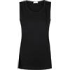 Liabel 3 Canotte Donna Spalla Larga in Cotone Termico 2855/16 (IT, Testo, XL, Regular, Regular, Nero)
