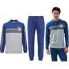 J. Brand International Srl Navigare Fresco Pigiama Uomo Puro Cotone Jersey Manica Lunga 41619 (IT, Testo, XL, Regular, Regular, Grigio Chiaro Melange)