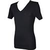 RAGNO Camiciola Uomo t-Shirt Intima Scollo V Manica Corta 100% Lana Merino wonderwool Articolo 602318, 003 Bianco Seta, 5-Quinta (EU L - F 4 - USA M - GB 36)