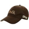 Anekke Berretto marrone con visiera da donna - regolabile con logo - design casual per giornate di sole - misure 15/19/28 cm - composizione PU e Viscosa, marrone, 30
