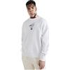 Tommy Jeans TJM MODERN Essential SIG Crew Felpa, bianco, L