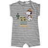 SUN CITY Body neonato mezze maniche Snoopy tutina bimbo Peanuts in cotone BIO 5491