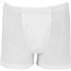 Cotonella Boxer Uomo con Apertura in Cotone Bielastico Art. 8308s con Tassello in Cotone Biologico -Confezione da 3 Pezzi Colore Bianco