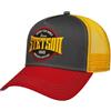 Stetson Cappellino Trucker Rocking Your World Uomo - cap Berretto Baseball Mesh Snapback, con Visiera, Visiera Estate Primavera/Estate - Taglia Unica Giallo