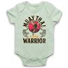 My Icon Art & Clothing My Icona Art & Clothing Muay Thai Warrior Marziali Esperto Baby Grow Verde chiaro 6 mesi