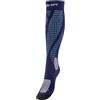 FLOKY - Run Up Long 25 - Calze biomeccanica sportiva - Blu - Taglia L