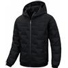 Generico Giubbino Uomo Inverno Giacca Invernale Uomo Taglie Forti Neve Giacca Moto Giubbotto Termico Antivento Jacket Casual Sportivo Sci Vento Imbottito Black Friday 2025 Abbigliamento 15#Nero 3XL