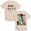 Generico T-Shirt Bad Bunny Concerto Uomo Donna - Collezione Album 2016-2025 - 100% Cotone - El Conejo Malo, Un Verano sin Ti, Debi Tirar mas fotos - Maglietta Fan (IT, Testo, XXL, Regular, Regular, Beige)