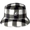 Kangol Faux Fur Bucket Berretto Unisex Adulto, Nero (Black Check), M