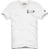 Saint Barth Mc2 Uomo T-Shirt Manica Corta POT0001 Cotone Bianco S