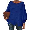 ORANDESIGNE Maglione Donna Elegante Maglia Manica Lunga Leggera Traforato Maglioncino Invernale Sweatshirt Felpa Retro Pullover Sweaters Casual Moda Maglioni A Nero XL